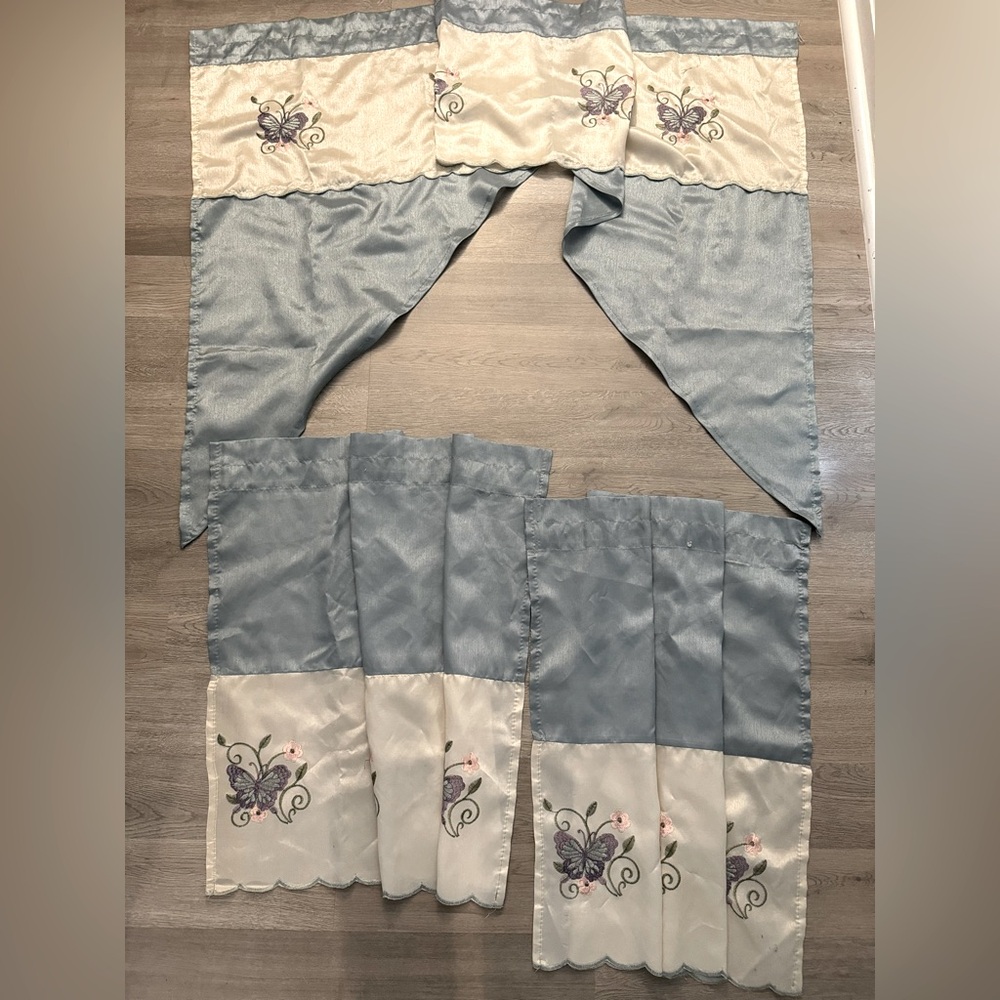 Butterfly 🦋 kitchen curtains (set 3pcs)